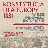 Widowisko historyczne: Konstytucja dla Europy 1831